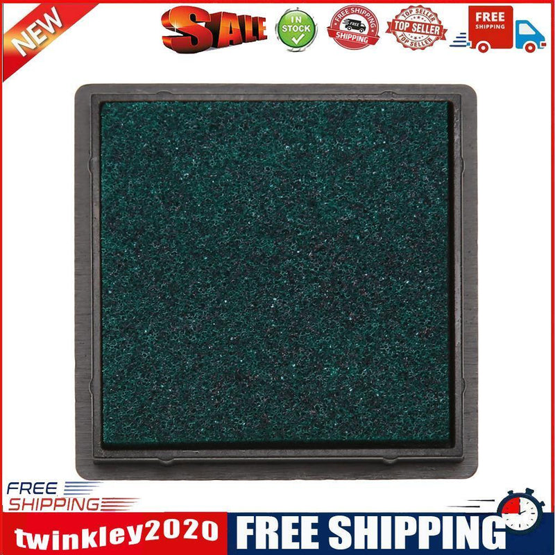 Fingerprint Square Stamp Inkpad for DIY Scrapbook Card Making Craft (Green)