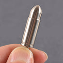 Portable Titanium Drug Holder Case Waterproof Tablet Box with Keychain (M)