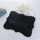 Wedding Memo Sign Message Label Love Heart Chalkboard Wooden Mini Blackboard