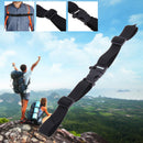 Adjustable Nylon Webbing Sternum Strap Backpack Chest Harness with Whistle Newly