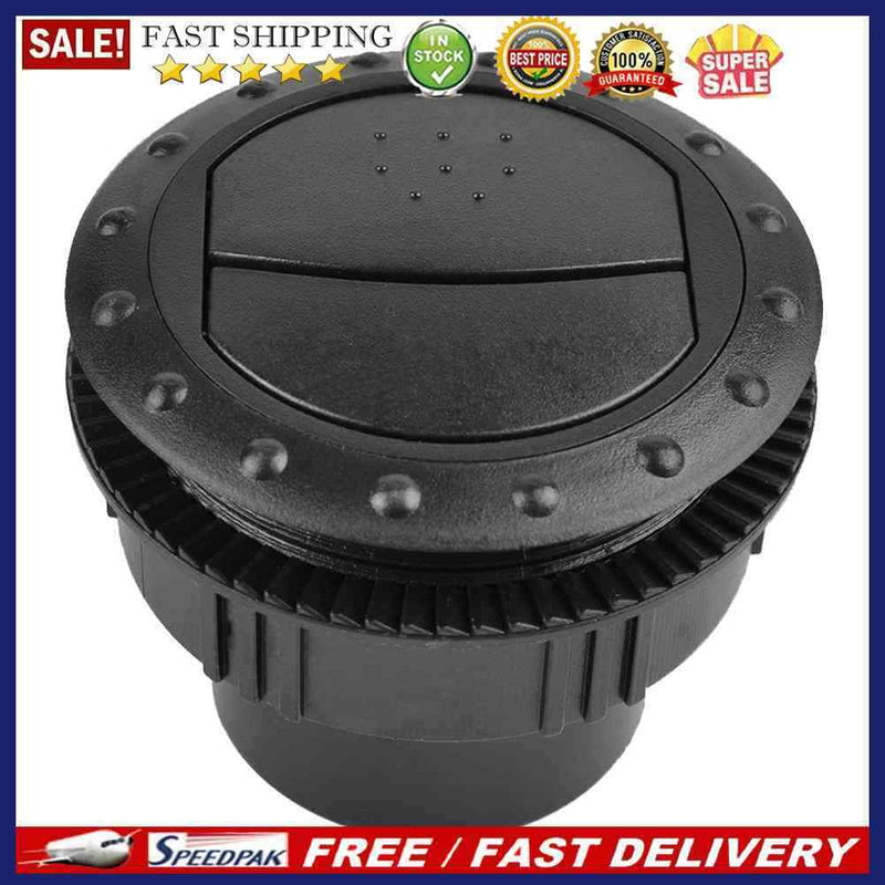 60mm ABS RV Car ATV A/C Vent Air Outlet Open Rotating Interior Round Ceilin