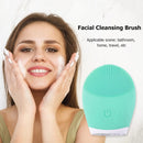 Silicone Cleansing Brush Face Care Skin Vibration Massager Mini Beauty Soft Tool