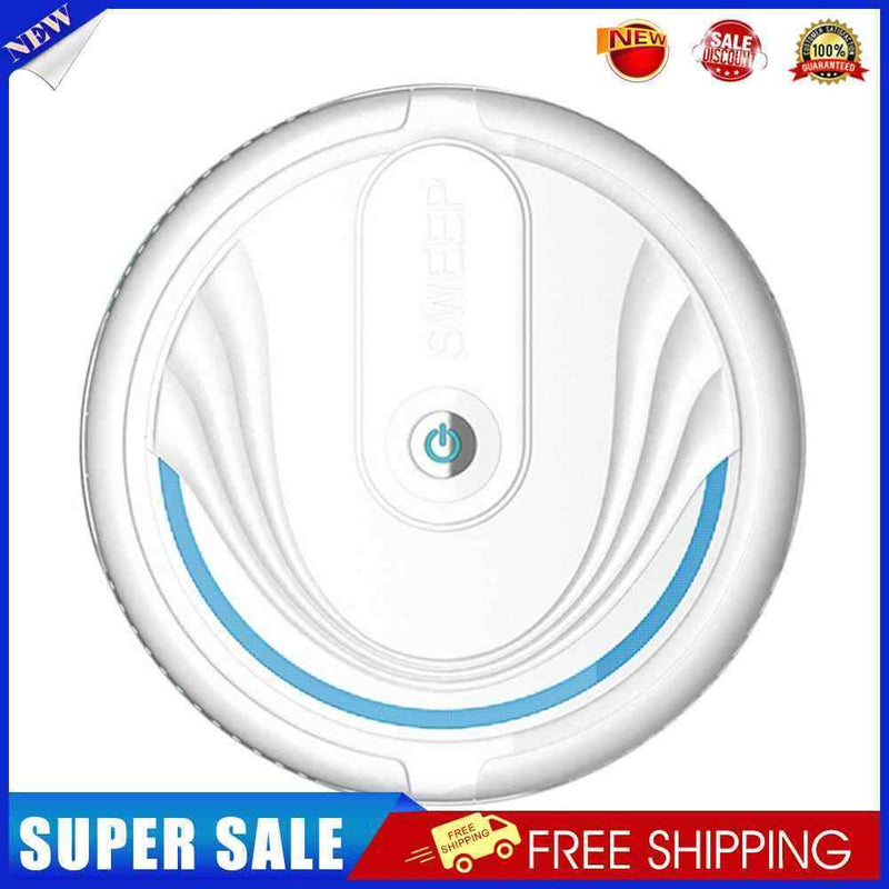 5pcs Smart Floor Sweeping Robot Auto Vacuum Cleaner (White)