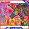 Oil Paint By Numbers Picture DIY Painting Doodle Abstract Acrylic Paint Decor