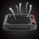 10 Tube Computer Radiator 120mm CPU Heatsink Exchanger Aluminum CPU Water Cooler