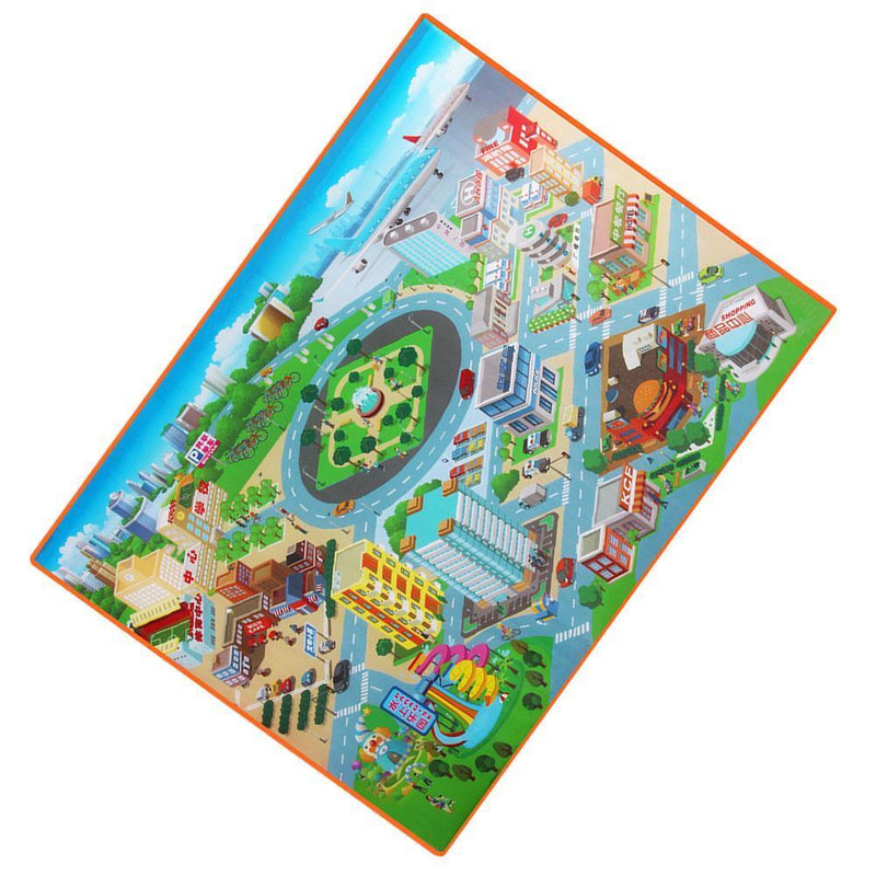 Route Map Climbing Pad, Baby Kids Route Map Crawling Pad 120cm Waterproof