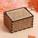 STAR WARS Music Box Engraved Wooden Music Box Crafts Kids Toys Xmas Gifts Newly