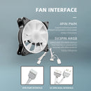 COOLMOON 12cm PWM PC Case Cooling Fan Desktop Chassis ARGB CPU Radiator Heatsink
