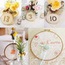 Diy Bamboo Handmade Cross Stitch Frame Sewing Tools Round Loop Embroidery Hoop