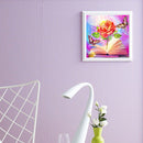 5D DIY Diamond Painting Full Round Drill Shining Rose Wall Decor Rhinestone Art