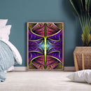 5D DIY Diamond Painting Typographic Art Kits Full Round Drill Wall Decor Crafts