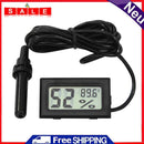 Mini Digital LCD Thermometer Hygrometer Temperature Humidity Gauge with Probe