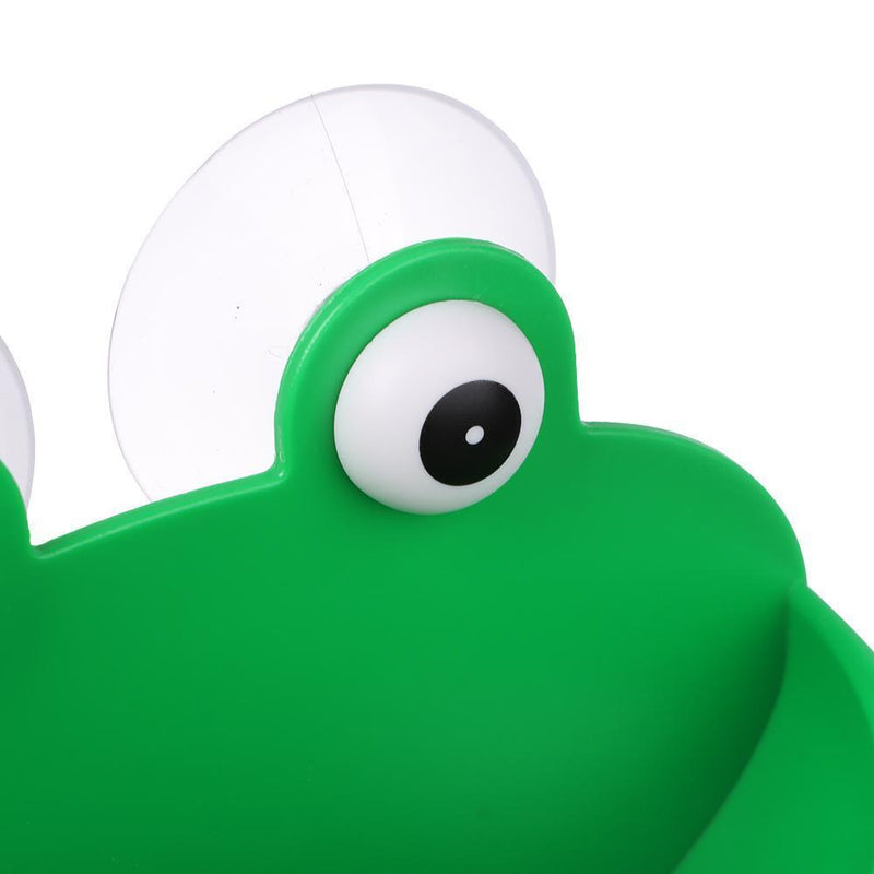 Water Bathroom Cartoon Sucker Soap Dish Storage Box Drain Rack Frog Soap Holder
