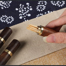 Toothpick travel seal storage box portable wood toothpick holder needle