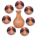 Ultrasonic Humidifier Fashion Bedroom Mini Electric Wood Grain Aroma Humidifier