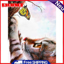 Diamond Painting 5D Full Round Drill Mosaic DIY Cat Butterfly Kit Bedroom Decor