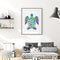 Diamond Painting 5D DIY Turtle Crystal Special Shape Room Wall Art (T086)