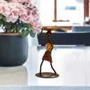 Creative Retro Metal Candle Holder Home Romantic Candlestick Ornaments (A) Newly