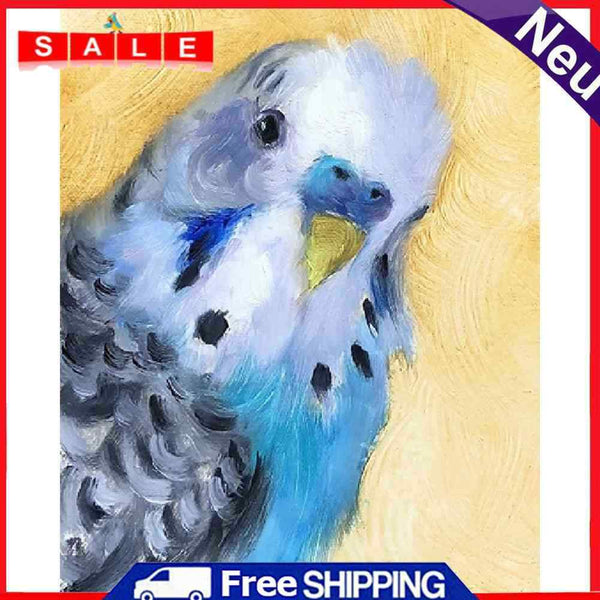 Parrot Oil Paint By Numbers Kits Canvas DIY Animal Picture Home Decoration Gift