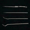 4pcs Steel Toothpick Care + Toothpick Holder Outdoor A2U3 K5F9 Set W1H0 E6B4