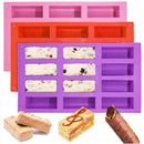 1xRectangular Thick Silicone Mold For Handmade Soaps Craft DIY Homemade I2U6