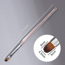Nail Brush Manicure Gel Brush Transparent Aurora Macaron for Nail Art (D) Newly