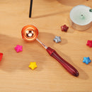 Wax Sealing Melting Spoon Retro Wooden Handle Spoon for Wax Seal Stamps Newly