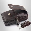Multifunction Waterproof Male PU Leather Messenger Bags Pure Color Handbags