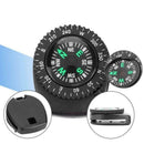 Mini Watch Strap Button Compass Survival Outdoor Hiking Camping Accessories X3X6