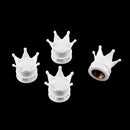 Valve Dust Covers Car Tire Air Valve Stem Caps Crown Shape Auto Dustproof Caps