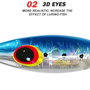 8.4cm 100g Spoon Jigbait Sinking Fishing Lure Artificial for River (Blue Si