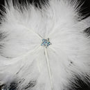 Decoration Christmas Tree Hanging Xmas Ornament Star White Feather Pendant