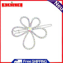 Rhinestone Flower Hair Clip Women Girl Korean Hairpins Headband Hair Bars