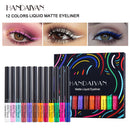 Women Colorful Matte Liquid Eyeliner Pencil Waterproof Quick Dry Pen Beauty Tool