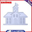 Church Castle DIY Metal Embroidery Stencil Scrapbook Craft Die Cut