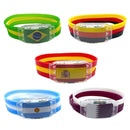 LED Glow Watch Silicone Football Game Light Up Wristbands Party Props (Germany)