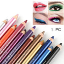 Eyeliner Pencil with Sharpener Eyeshadow Pen Highlighter Pigment Waterproof
