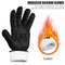 2pcs Outdoor Camping Barbecue Heat Resistance Silicone Gloves Oven Cooking Gl