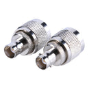 BNC Female to UHF Male Connector PL259 RF Coaxial Coax UHF to BNC Adapter Newly