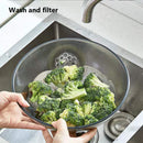 Multifunctional Fruit Vegetable Colander Sink Strainer Drain Basket (Grey) Newly