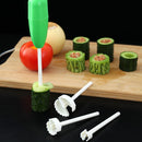 4x Fruit Corer Remove Slicer Digging Vegetable Spiral Cutter Kitchen Gadget