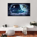 5D Kit Rhinestone Pictures DIY Cosmic Planet Full Round Drill Diamond Paint