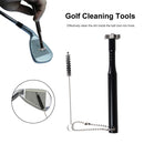 Golf Iron Wedge Groove Sharpener Club Cleaner Cleaning Brush Kit (Black) Newly