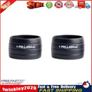 1 Pair RISK Road Bike Handlebar Tape Plugs Bicycle Bar Fixed Ring (Black) Newly