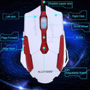 ALLOYSEED K1015 USB Wired Gaming Mouse Fast Transmission 7 Buttons (Red)