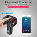 T60 Dual USB Charger Car Kit Bluetooth-compatible Handsfree FM Transmitter
