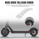 Scooter Rear Wheel Mudguard w/ Taillight for M365/M365 Pro (White Fender) Newly