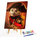 Oil Painting By Numbers Acrylic Handmade Art Owl Digital Picture for Home Decor