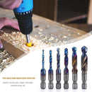 6x Screw Machine Hex Shank Thread Metric Compound Tap Drill Bits (Short) Newly