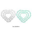 Metal Cutting Dies Stencil for DIY Scrapbooking Photo Album Heart Christmas